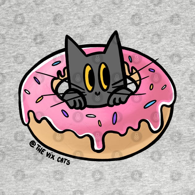 Donut Cat by The Vix Cats